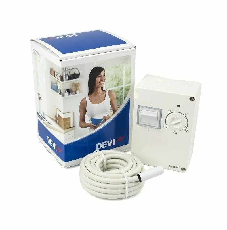 Терморегулятор DEVIreg 610 (-10 C-+50 C) накладной